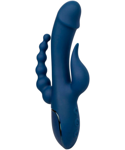 CALEXOTICS - VIBRATOR TRIPLE ORGASM BLUE