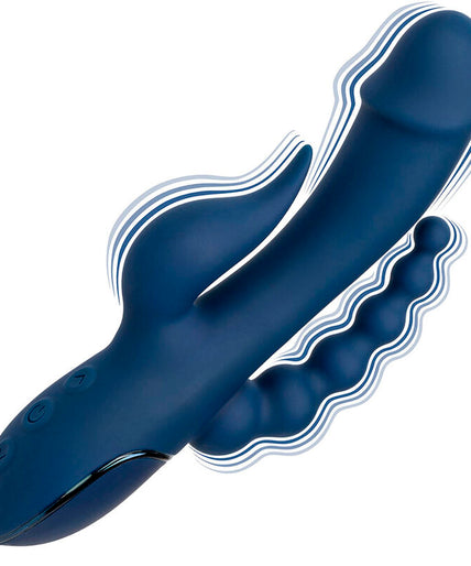 CALEXOTICS - VIBRATOR TRIPLE ORGASM BLUE