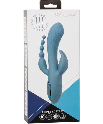 CALEXOTICS - VIBRATOR TRIPLE ECSTASY GREY