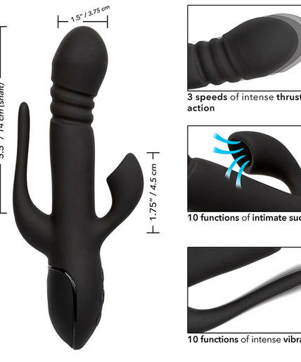 CALEXOTICS - VIBRATOR TRIPLE EUPHORIA BLACK