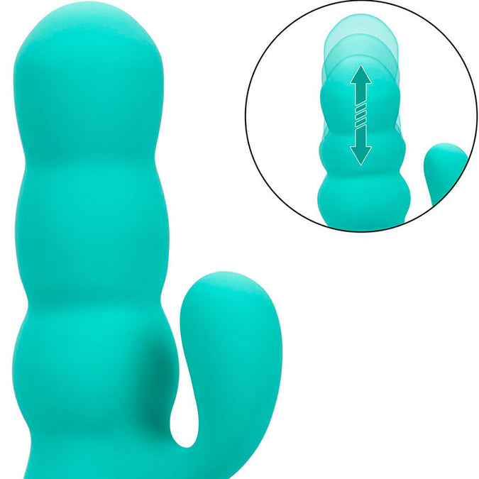 CALEXOTICS - DEL MAR DIVA VIBRATOR RABBIR AQUA GROEN DOOR CALIFORNIA DREAMING