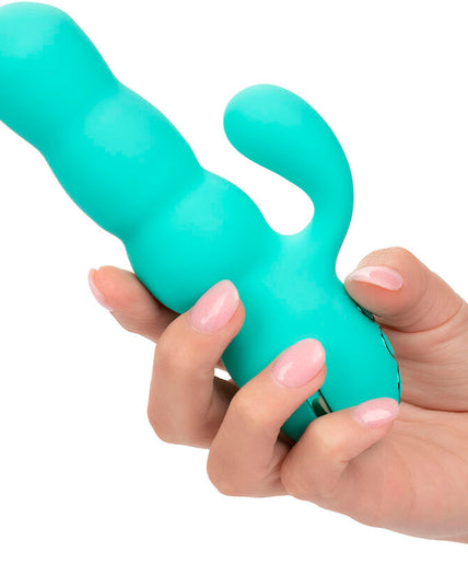 CALEXOTICS - DEL MAR DIVA VIBRATOR RABBIR AQUA GREEN BY CALIFORNIA DREAMING