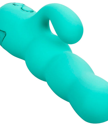 CALEXOTICS - DEL MAR DIVA VIBRATOR RABBIR AQUA GREEN BY CALIFORNIA DREAMING