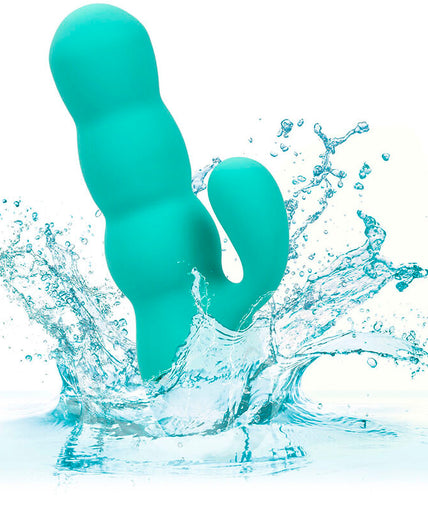 CALEXOTICS - DEL MAR DIVA VIBRATOR RABBIR AQUA GREEN BY CALIFORNIA DREAMING