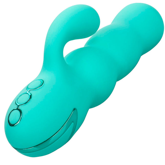 CALEXOTICS - DEL MAR DIVA VIBRATOR RABBIR AQUA GROEN DOOR CALIFORNIA DREAMING