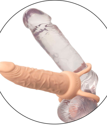 CALEXOTICS - PERFORMANCE MAXX RECHARGABLE DUAL PENETRATOR LIGHT SKIN