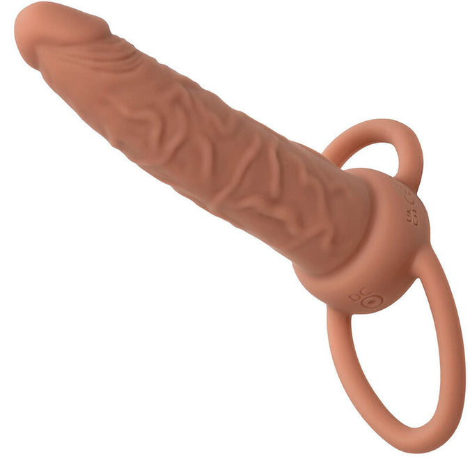 CALEXOTICS - PERFORMANCE MAXX OPLAADBARE DUBBELE PENETRATOR BRUINE HUID