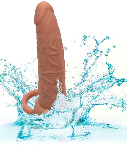 CALEXOTICS - PERFORMANCE MAXX RECHARGABLE DUAL PENETRATOR BROWN SKIN
