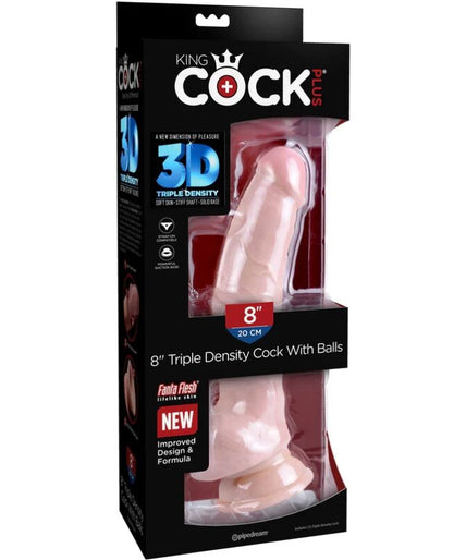 KING COCK - TRIPLE DENSITY DILDO 18.4 CM