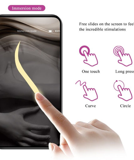 PRETTY LOVE - NYMPH VIBRATING EGG APP CONTROLLED LILA