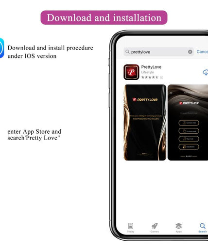 PRETTY LOVE - NYMPH VIBRATING EGG APP CONTROLLED LILA