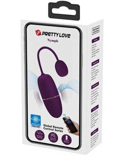 PRETTY LOVE - NYMPH VIBRATING EGG APP CONTROLLED LILA