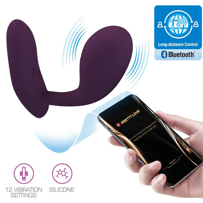 PRETTY LOVE - BAIRD G-SPOT 12 TRILLINGEN OPLAADBAAR LILA APP