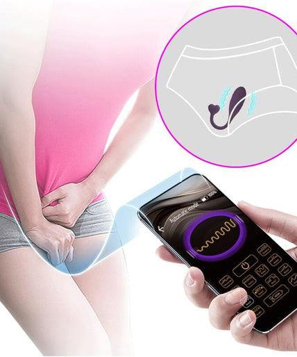 PRETTY LOVE - FISHERMAN APP CONTROLLED VIBRATING EGG LILA