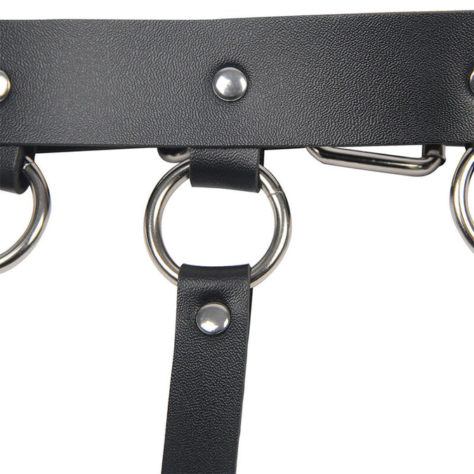 Subblime – Chest Harness With Big Ring Chains One Size