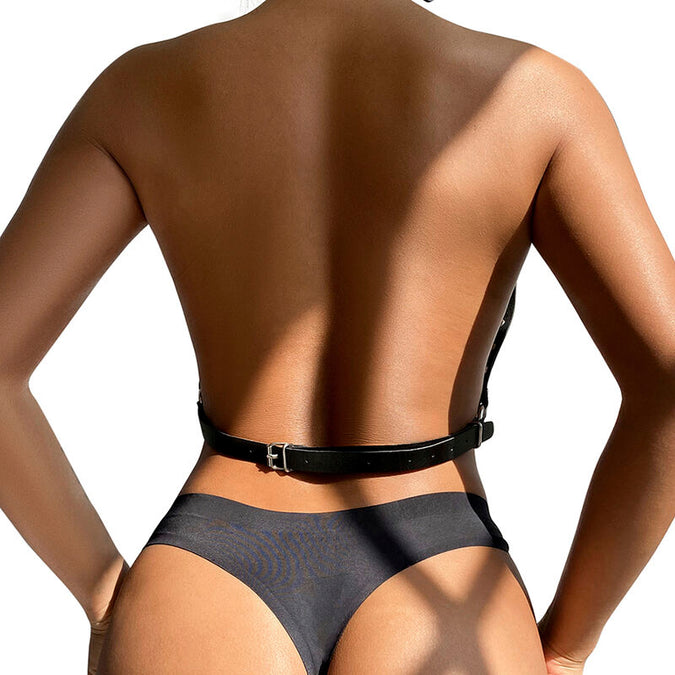 Subblime – Chest Harness With Big Ring Chains One Size