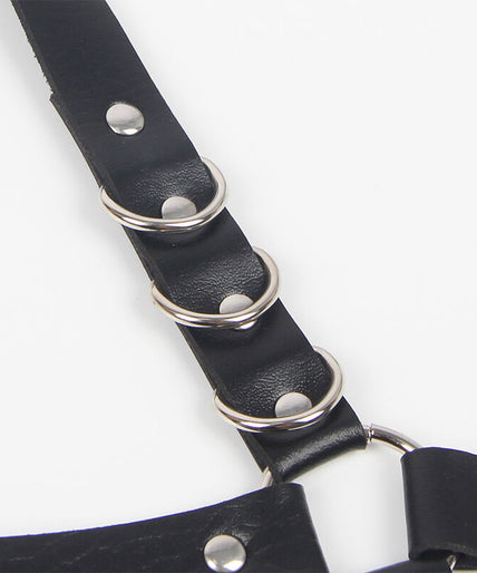 SUBBLIME - GARTER HARNESS WITH RINGS ONE SIZE
