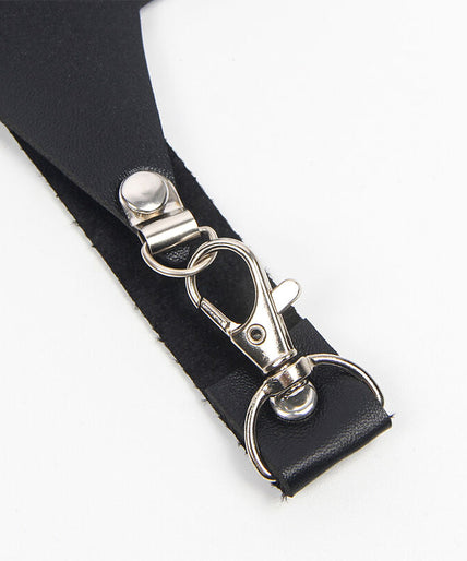SUBBLIME - FULL BODY HARNESS WITH STAR CHAINDETAIL ONE SIZE