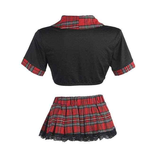SUBBLIME - SEXY SCHOOLGIRL KOSTUUM MET TOP L/XL