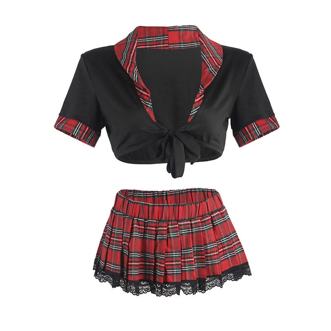 SUBBLIME - SEXY SCHOOLGIRL KOSTUUM MET TOP L/XL