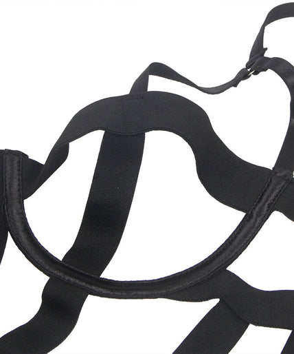 SUBBLIME - SEXY BODY MET UITSPARINGEN ZWART S/M