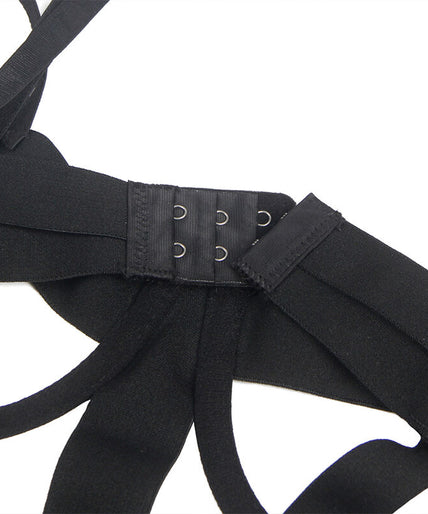 SUBBLIME - SEXY BODY MET UITSPARINGEN ZWART S/M