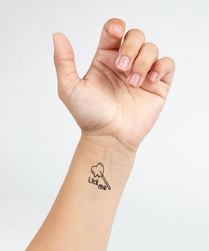SECRET PLAY - SET OF 10 CANDY COLLECTION TEMPORARY TATTOOS