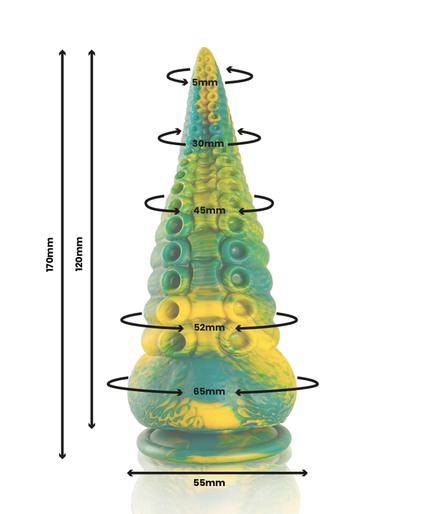 EPIC - CETUS GREEN TENTACLE DILDO SMALL SIZE
