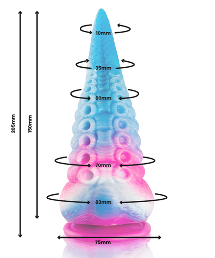 EPIC - PHORCYS BLUE TENTACLE DILDO BIG SIZE