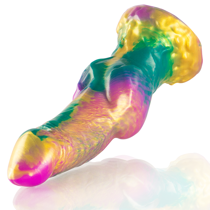 EPIC - IRIS DILDO MET REGENBOOGTEELBALEN VAN GENOT