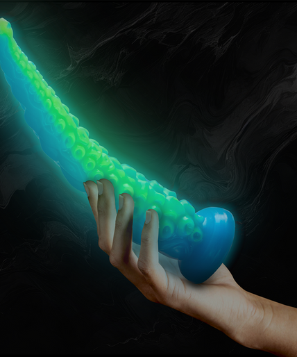 EPIC - SCYLLA FLUORESCENT THIN TENTACLE DILDO LARGE SIZE