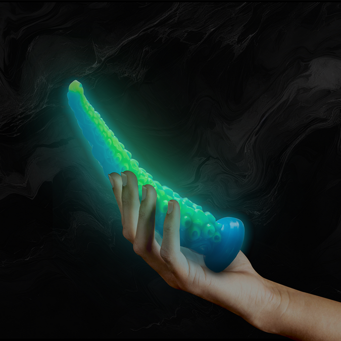Epic – Scylla Fluorescent Thin Tentacle Dildo Small Size