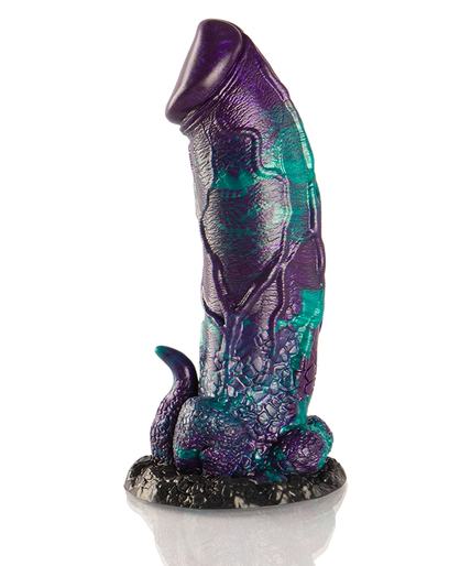 EPIC - BASILISK DILDO DUBBEL SCHUBBIG GENOT GROOT FORMAAT