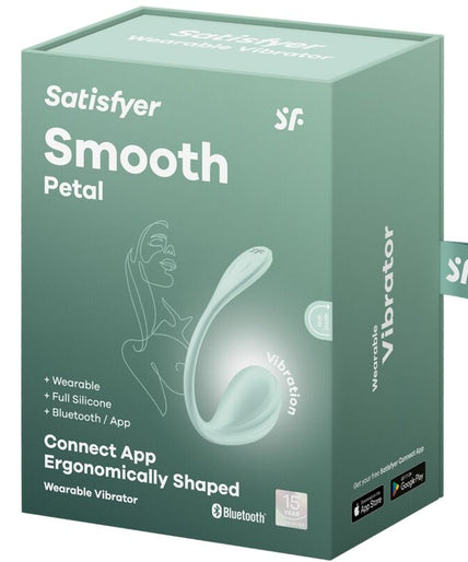 SATISFYER - SMOOTH PETAL G-POINT STIMULATOR WATER GREEN FREE APP