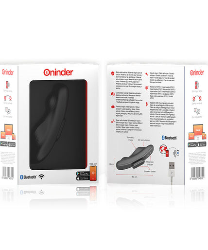 ONINDER - MANILA PANTY RECHARGEABLE VIBRATOR 9 SPEED 9.6 CM X 2.6 CM - FREE APP