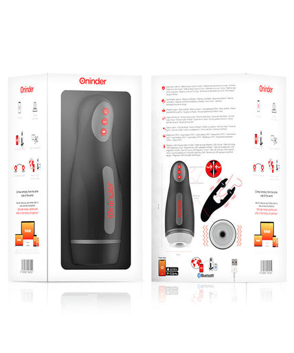 ONINDER - SEOUL RECHARGEABLE MALE MASTURBATOR 10 SPEED - FREE APP