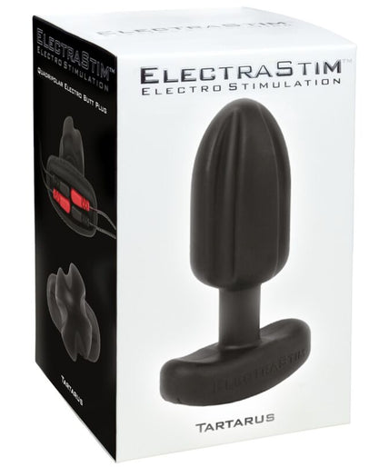 ELECTRASTIM - TARTARUS ANAL PLUG QUADRIPOLAR SILICONE BLACK