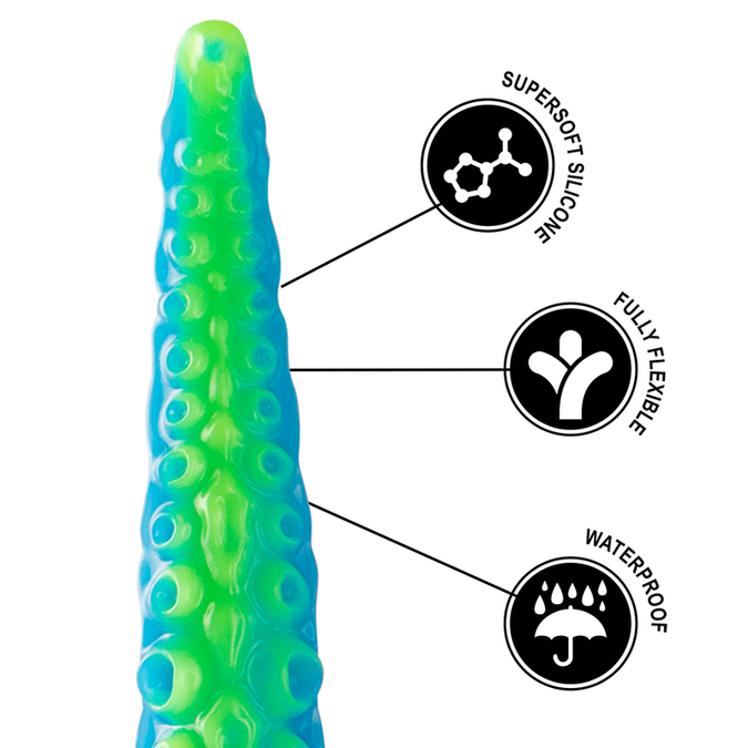 Epic – Scylla Fluorescent Thin Tentacle Dildo Small Size