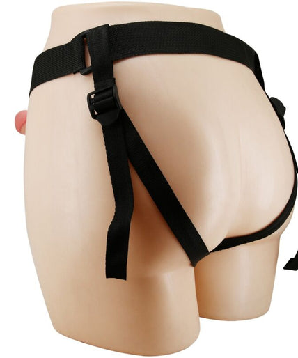 PRETTY LOVE - MAVIS HARNESS UNIVERSAL BRIEFS WITH DILDO 19 CM NATURAL