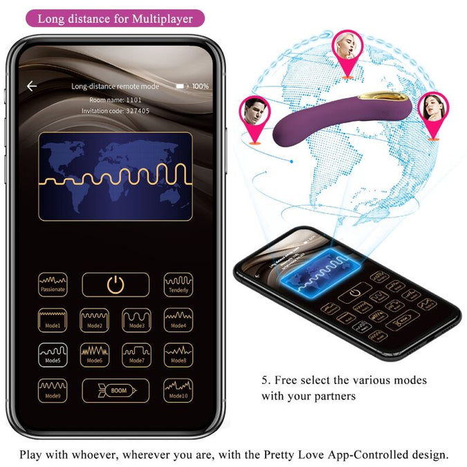 Pretty Love – Ethan Rechargeable Vibrator Lila