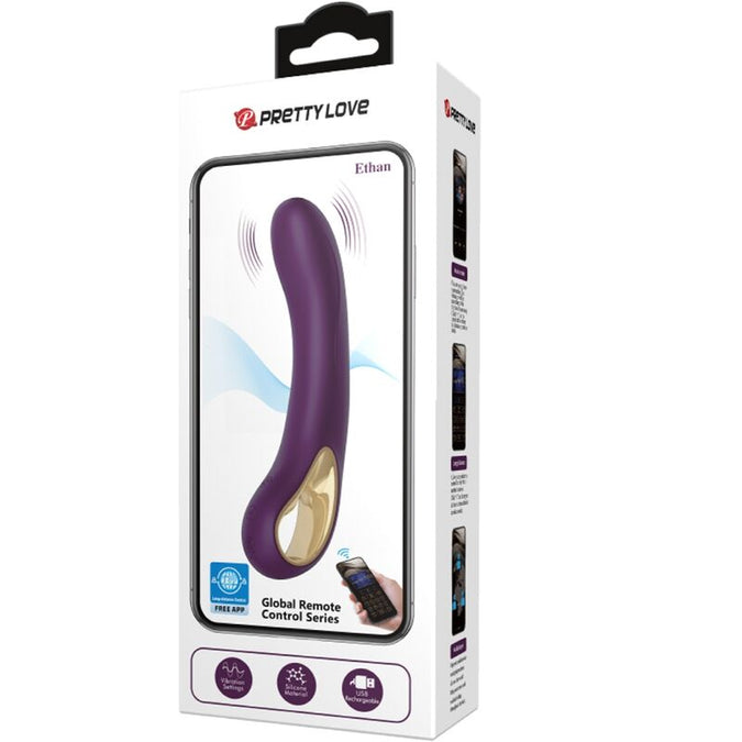 Pretty Love – Ethan Rechargeable Vibrator Lila