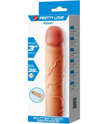 PRETTY LOVE - KYLIAN PENIS EXTENDER COVER FLESH