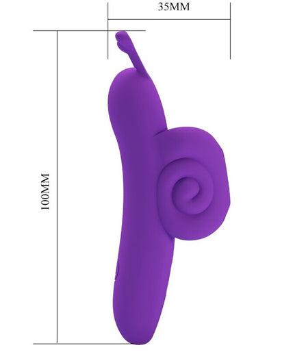 Pretty Love – Snail Powerful Purple Finger Stimulator