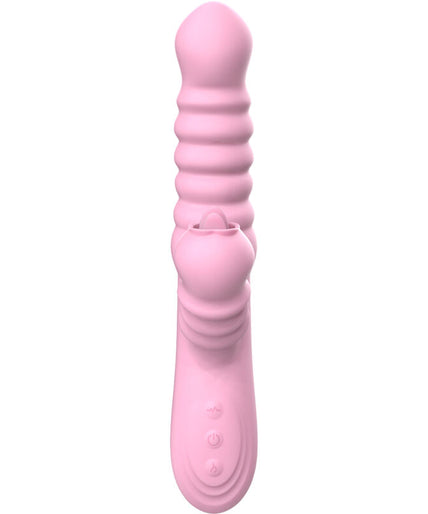 ARMONY - VIBRATOR MULTIFUNCTION WITH STIMULATING TONGUE HEAT EFFECT PINK