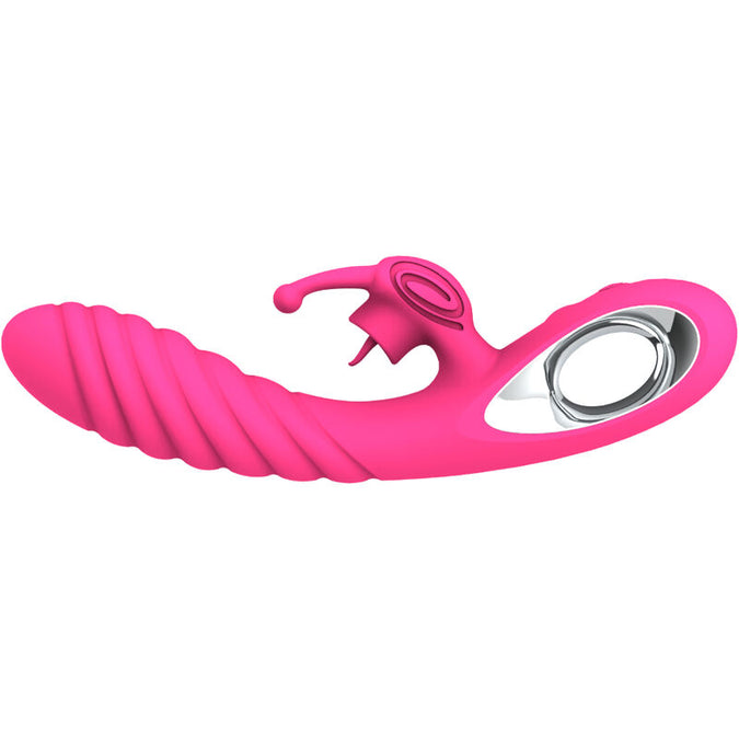 Armony – Vicky Rabbit Vibrator mit Fuchsia Zugring Zunge