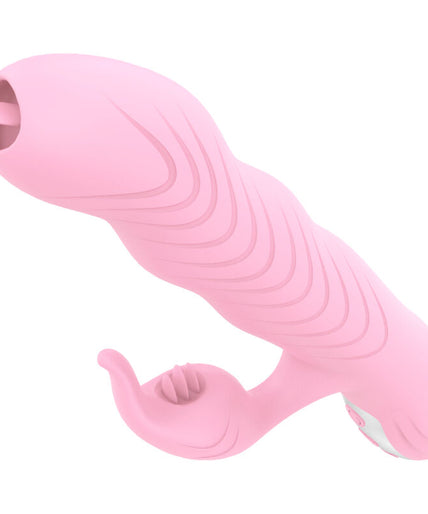 ARMONY - MARCIA VIBRATOR & THRUSTING DOUBLE TONGUE HEAT EFFECT PINK
