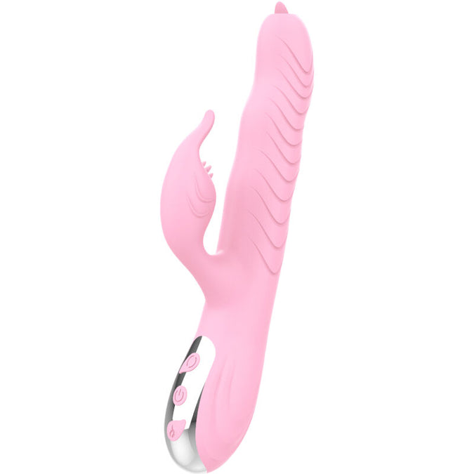 Armony – Marcia Vibrator & Stotende Dubbele Tong Met Warmte-effect Roze