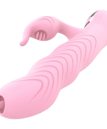 ARMONY - MARCIA VIBRATOR & THRUSTING DOUBLE TONGUE HEAT EFFECT PINK