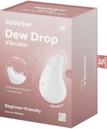 SATISFYER - DEW DROP VIBRATOR LAY-ON WHITE
