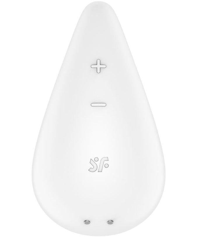 SATISFYER - DEW DROP VIBRATOR LAY-ON WHITE